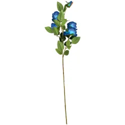 Bouquet de roses artificielles bleues