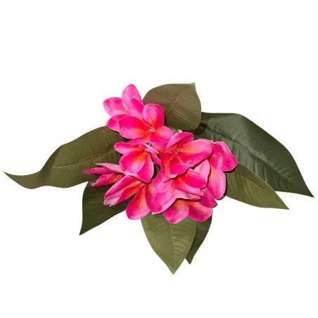 Branche de frangipanier (plumeria) artificiel