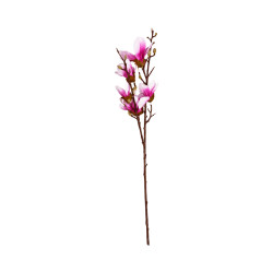 Branche de Magnolia Artificielle Mauve