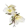 Branche de magnolia artificiel blanc