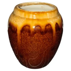 Pot céramique brun et miel 0,1 L