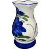 Vase céramique fleur bleue 0,7 L
