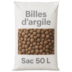 BILLE ARGILE 8-15mm (sac blanc) 12Kg 50L