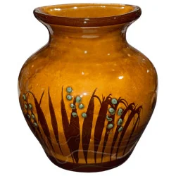 Vase céramique ocre 0,6 L