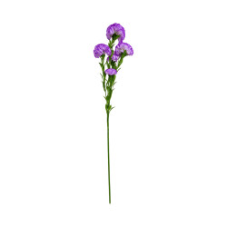 Œillet Artificiel Mauve sur Tige