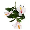 Hibiscus artificiel – Blanc tropical