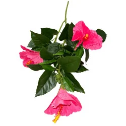 Hibiscus artificiel – Rose tropical