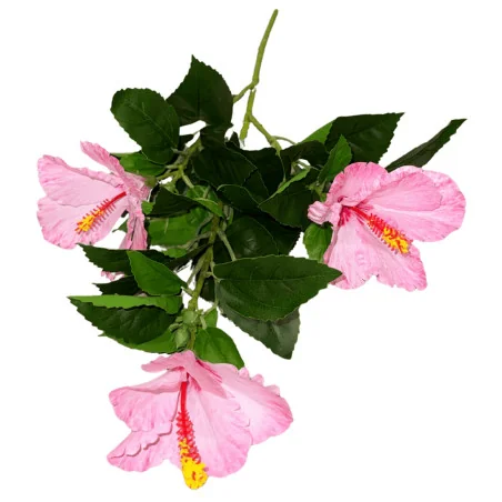 Hibiscus artificiel – Rose clair tropical