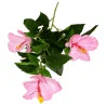 Hibiscus artificiel – Rose clair tropical
