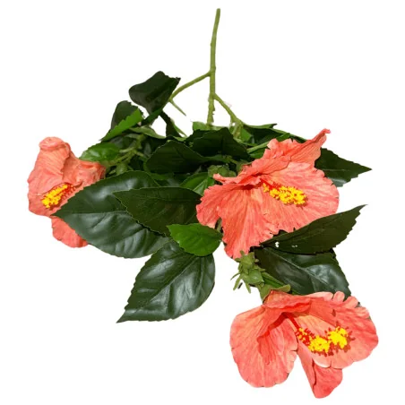 Hibiscus artificiel – Orange tropical