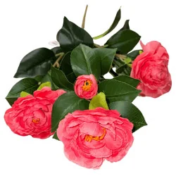 Camélia artificiel – Rose intense