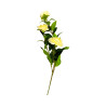 Branche Fleurie Artificielle Jaune – Longue Tige