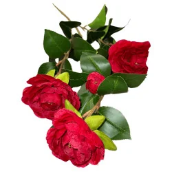 Camélia artificiel – Rouge profond