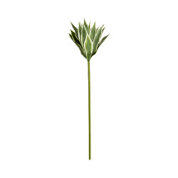 Mini Auti Artificiel Blanc et Vert – Tige Décorative