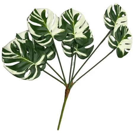 Feuillage artificiel – Monstera blanc et vert panaché