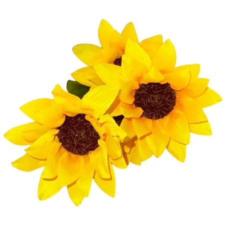 Tige de tournesol artificiel – Jaune éclatant