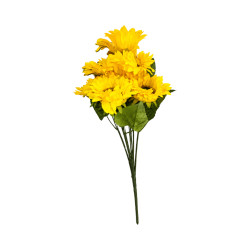 Bouquet de Tournesols Artificiels Jaunes – 7 Grandes Fleurs