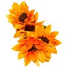 Tige de tournesol artificiel – Orange flamboyant