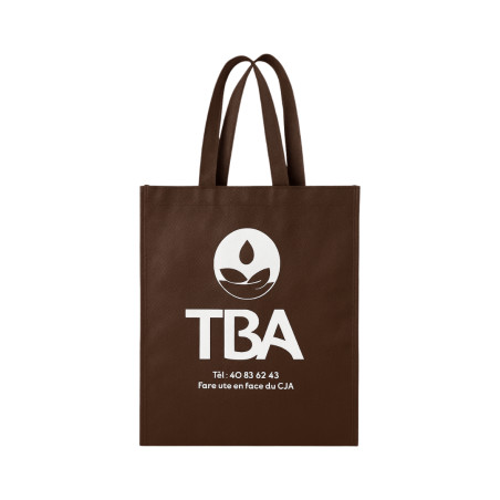 Sac réutilisable TBA – Marron (M)