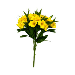 Bouquet d’Iris Artificiels Jaunes