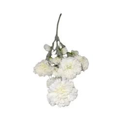 Tige d’Œillet Artificiel Blanc