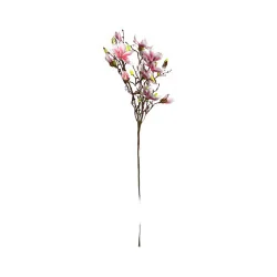 Branche de Magnolia Artificiel Rose