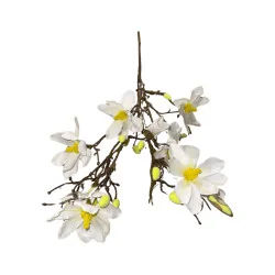 Branche de Magnolia Artificiel Blanc