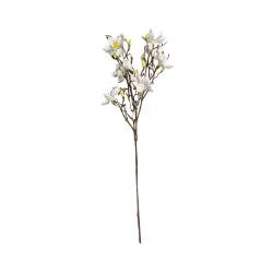 Branche de Magnolia Artificiel Blanc