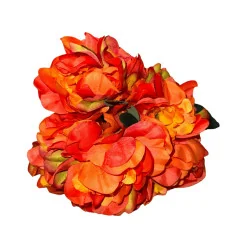 Bouquet de Pivoines Artificielles Orange