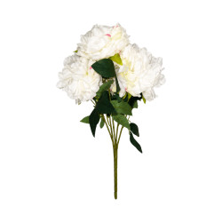 Pivoine Blanche Artificielle
