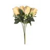 Bouquet de Roses Artificielles Beige