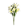 Bouquet de Lys Blanc Artificiel