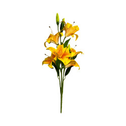 Bouquet de Lys Jaune Artificiel