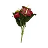 Bouquet d’anthuriums Rouge bordeaux