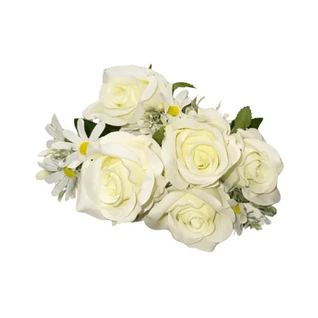 Bouquet de roses Blanc crème