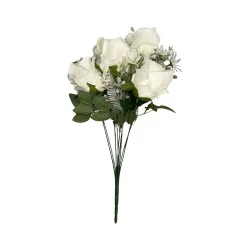 Bouquet de roses Blanc crème