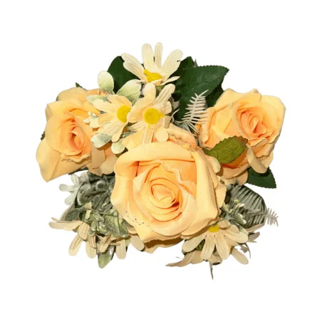 Bouquet de roses Jaune pâle