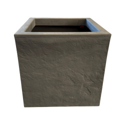 Pot carré Gris anthracite 21L
