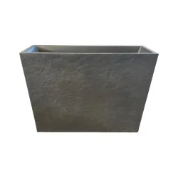 Jardinière Rectangulaire Gris Béton 63L