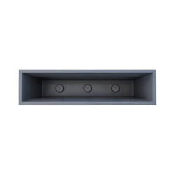 Jardinière LOFT Gris anthracite 63L