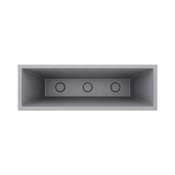 Jardinière LOFT Gris clair 63L