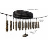 Station de Collectage pour Nacres – Corde 14mm avec Collecteurs 80cm