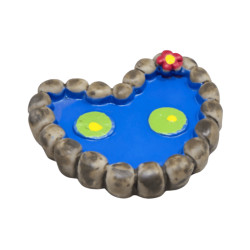 Petit Bassin Miniature avec Nénuphars