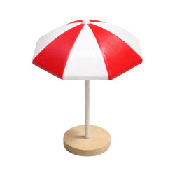 Parasol Miniature Rouge et Blanc