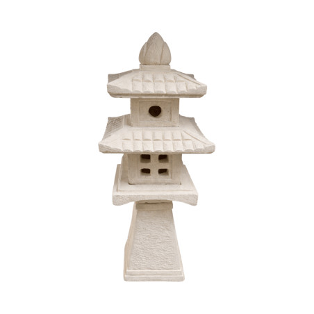 Lanterne Japonaise Beige sur Pied H85cm