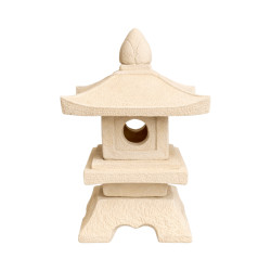 Lanterne Japonaise Beige Toit XL