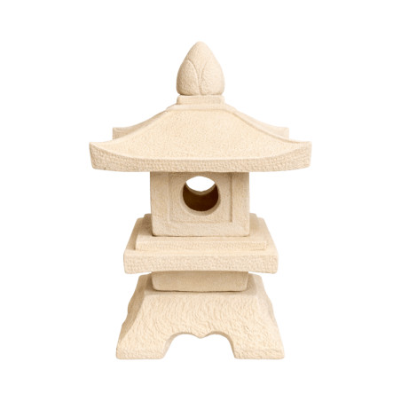 Lanterne Japonaise Beige Toit XL