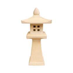 Lanterne Japonaise Beige Haut Pied L – Toit XL