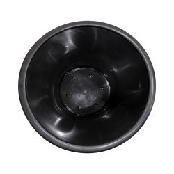 Pot Rond Plastique Noir 104L D66xH50cm