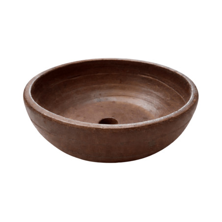 Pot Bonsai Rond Terre Cuite S 25x8